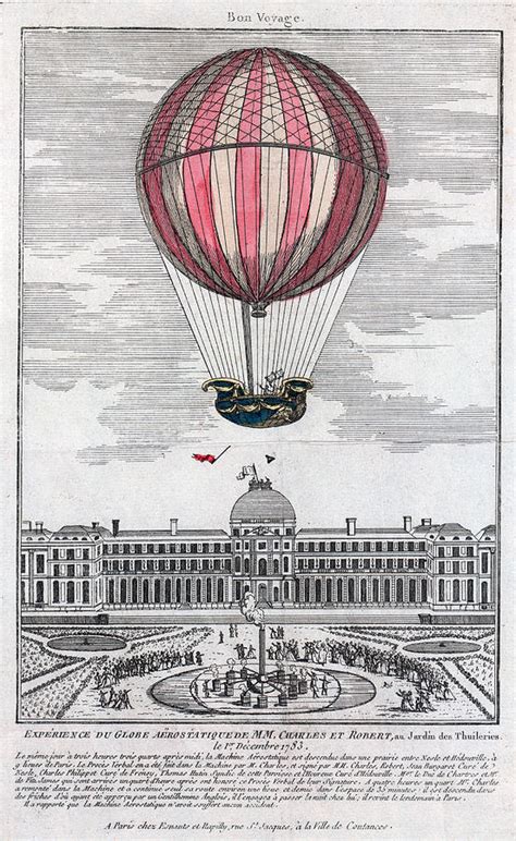 Hydrogen Balloon 1783 Photograph By Granger