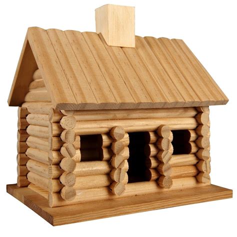 9 Log Cabin Birdhouse By Artminds™ Bird House Kits Bird House
