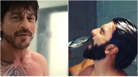 Poll Of The Day Shah Rukh Khan Or Ranveer Singh Who Aced The Shower