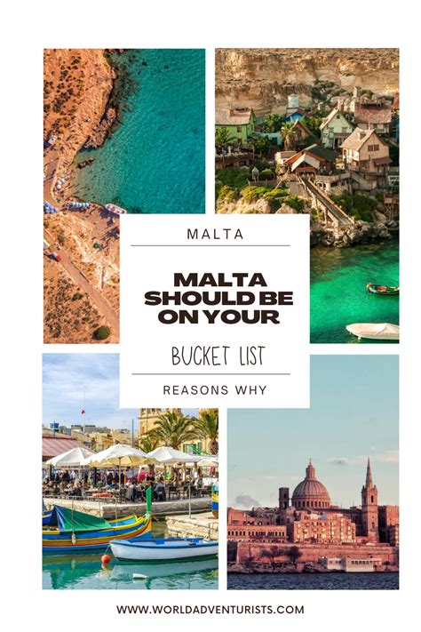 Malta Bucket List Pinterest 1 World Adventurists