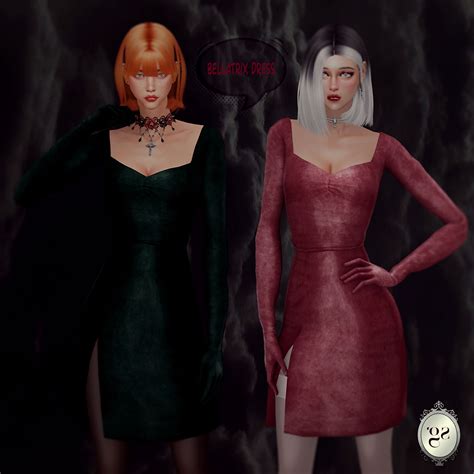 Bellatrix Dress The Sims 4 Create A Sim Curseforge