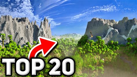 Top 20 Best New Seeds For Minecraft 1 20 Minecraft Bedrock Edition Seeds Youtube