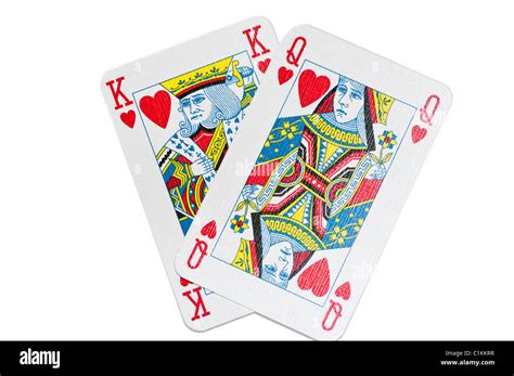 King And Queen Playing Cards Stock Photo Alamy