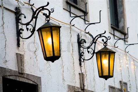 Street Lamps Old Street Lamp Stock Image Colourbox