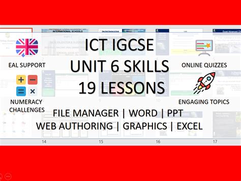 Ict Practical Skills Unit 6 Edexcel Igcse Teaching Resources