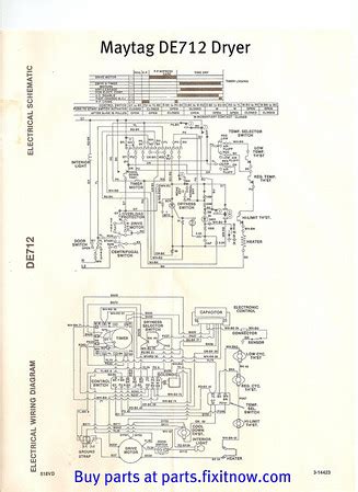 Click on the image to enlarge, and then save it to your computer by right clicking on the image. Wiring Diagram For Maytag Dryer - Wiring Diagram