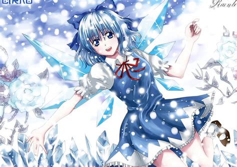 1920x1080px 1080p Free Download Cirno Girl Anime Touhou Ice