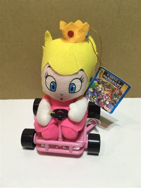 Super Mario Kart Plush Toy Princess Peach Takara 1993 Nintendo Vintage