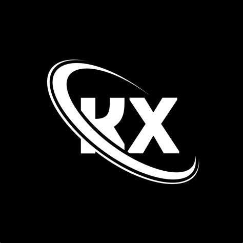 Kx Logo K X Design White Kx Letter Kx Letter Logo Design Initial Letter Kx Linked Circle