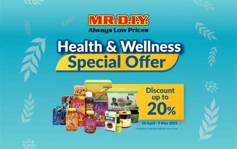 Resolusi tahun baru bersama mr diy mr diy. MR.DIY Health & Wellness Special Offer 2021 (West Malaysia ...