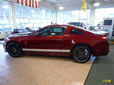 2014 Ruby Red Ford Mustang Shelby Gt500 Svt Performance Package Coupe