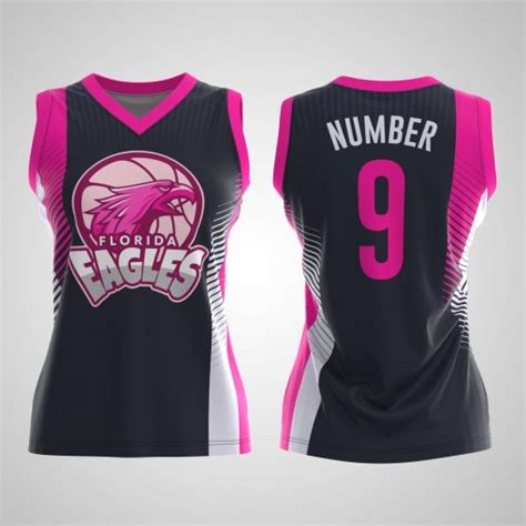 Sublimated Womens Basketball Jersey Top For Girls Basketball Teams