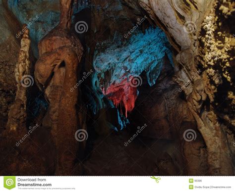 A Cave In 3 Colors Stock Photo Image Of Climb Underground 95396