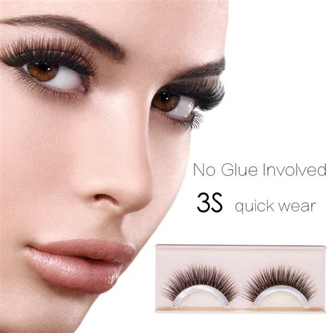 Amazon Com Self Adhesive Eyelashes Pack D False Eyelashes Non