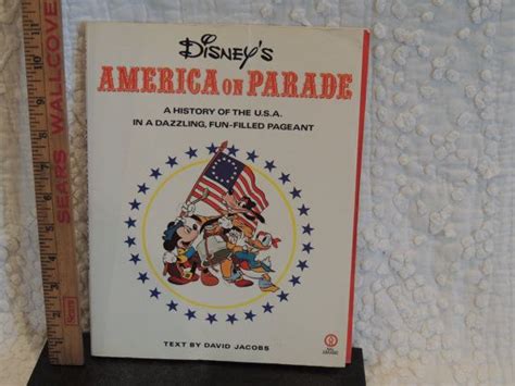 disney s america on parade fold out vintage book 1975 etsy vintage book vintage books parades