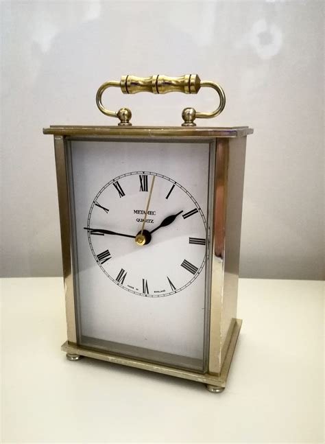 Vintage Metamec Clock Carriage Clock Mantel Clock Retro Clock