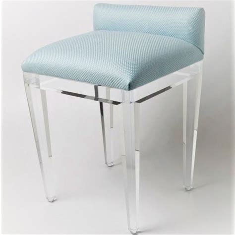 See more ideas about vanity chair, chair, vanity. High Quality Elegantly Crystal Lucite Legs Bar Chair ...