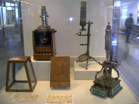 Antique Microscope Display Cloudy Days And Microscopes Cloudy Nights