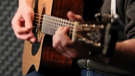 Acoustic Guitar Player In Studio Free Hd Stock Video Footage Youtube