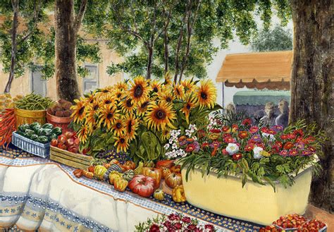 Fall Harvest Painting By Karen Wright Fine Art America