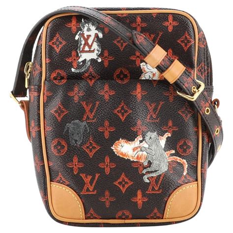 Louis Vuitton Paname Bag Limited Edition Grace Coddington Catogram Canvas At 1stdibs