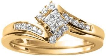 Dirt cheap wedding ideas by harleyanne33. 10K Gold 1/4 ct tw Diamond Bridal Set 5 in Spring Big Book ...