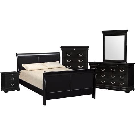 Neo Classic 7 Piece Bedroom Set With Chest Nightstand Dresser And Mirror American Signature
