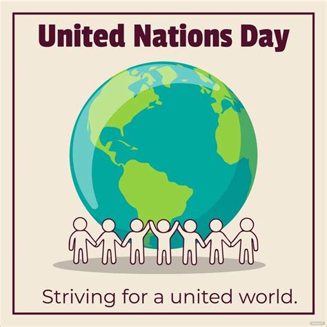 United Nations Day Poster Vector Eps Illustrator  Psd Png Svg