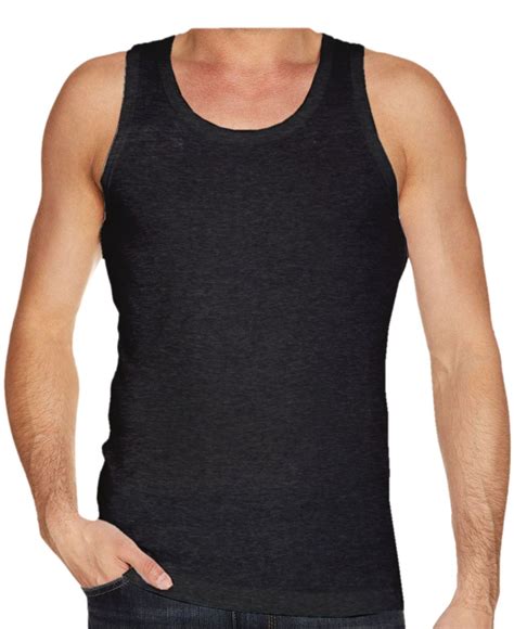 Mens Vest Cotton Sports Fitness Summer Tshirt Tank Top Multi Pack Plain