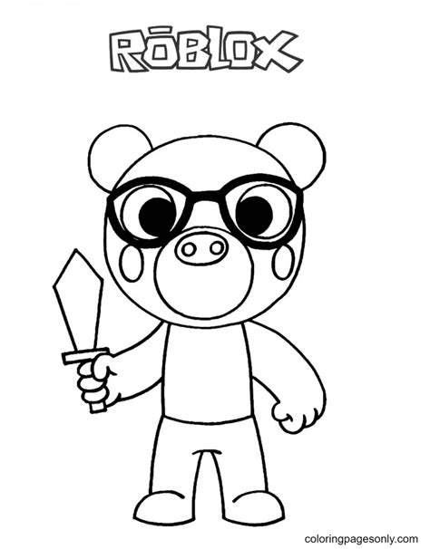 Tigry Roblox Piggy Coloring Pages Piggy Coloring Pages Coloring