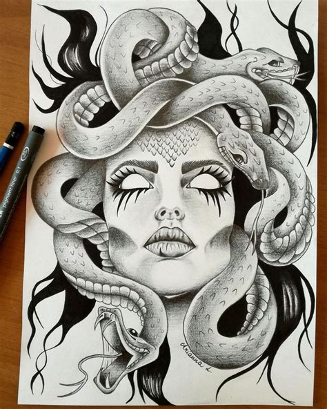 Awesome By Miguel Medusa Tattoo Design Medusa Tattoo Mythology Tattoos
