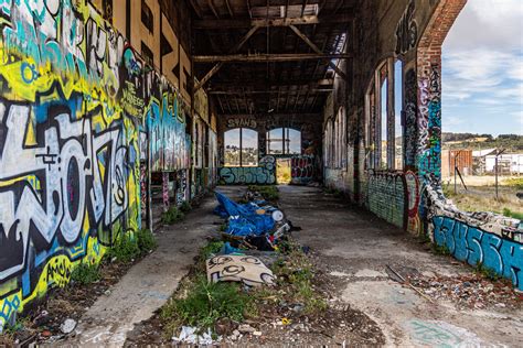 The Southern Pacific Railroad Bayshore Roundhouse Abandoned Spaces
