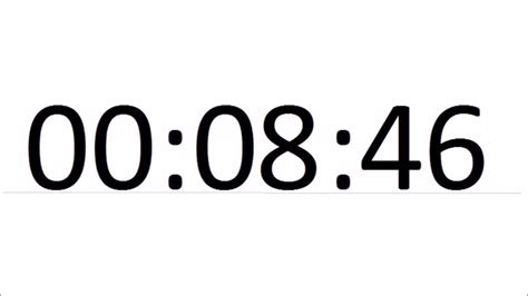 Stopwatch One Hour And A Half Timer 1h30 Counter 90 Minutes Youtube