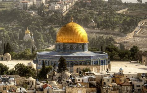 Wallpaper The City Dome Jerusalem Israel The Dome Of The Rock The