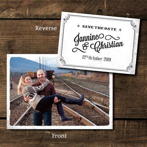 We did not find results for: vintage photo postcard save the date by feel good wedding ...