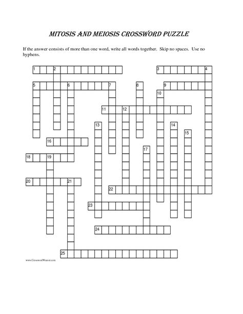 8 Best Images Of Genetics Crossword Puzzle Worksheet