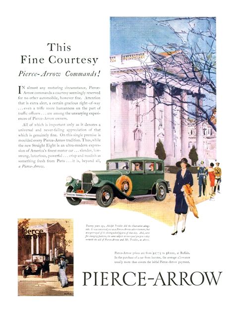 Pierce Arrow Advertising Campaign 1929 Blog