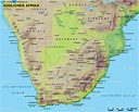 Karte von Südliches Afrika (Region in mehrere Länder) | Welt-Atlas.de