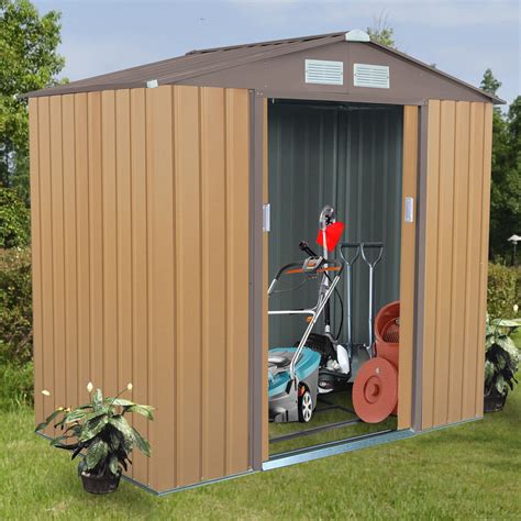 Asgard's fortress style compact outdoor tool storage sheds are purposely designed to provide compact tool shed. Costway 7' X 4' Outdoor Garden Storage Shed Tool House ...