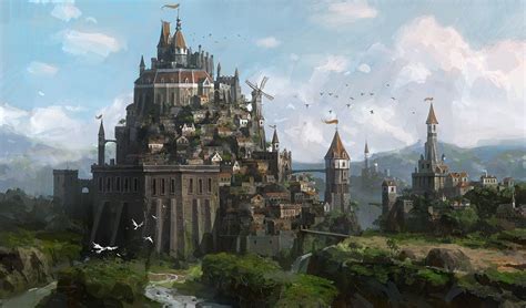 Imaginary Castles Art With Images Fantasy Castle Fantasy Landscape