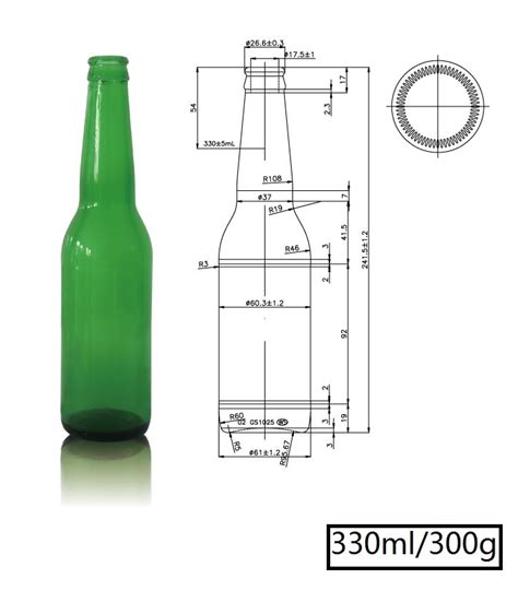 330ml beer glass bottle lwb g101 china beer glass bottle and brandy bottle