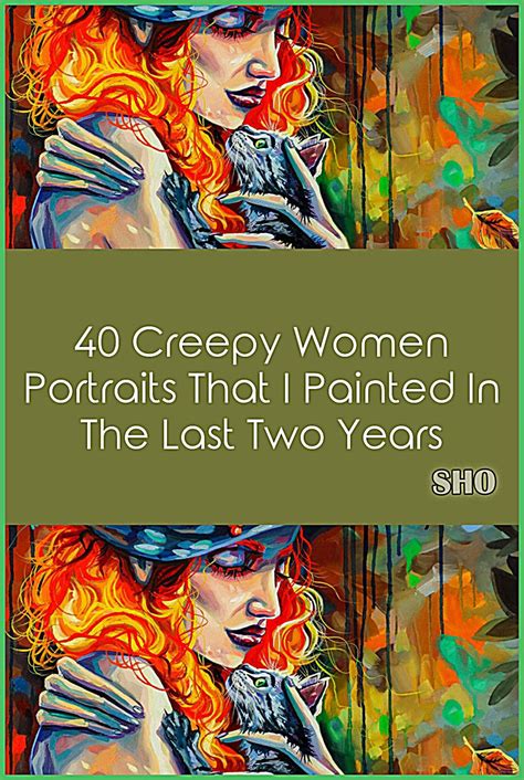 40 Creepy Women Portraits That I Painted In The Last Two Years Artofit