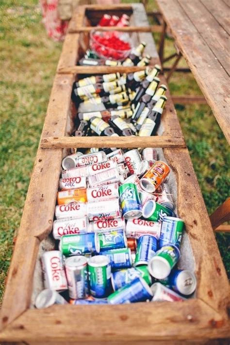 15 Creative Ways To Serve Drinks For Outdoor Wedding Ideas