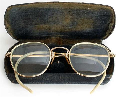 Vintage Ao Liner American Optical Wire Eyeglasses Glasses Xlnt Gold 12kgf