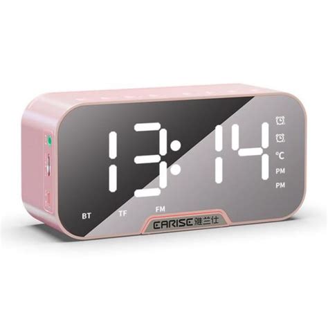 Réveil Numérique Affichage Led Alarme Horloge Digitale Avec Fonction