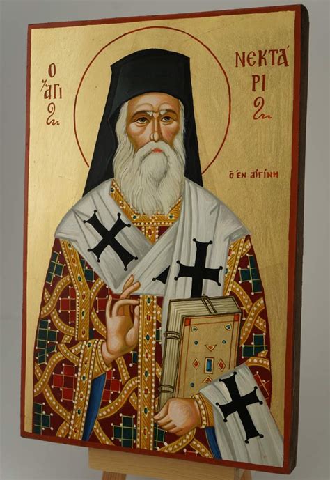 St Nectarios Of Aegina Icon Orthodox Icons Blessedmart