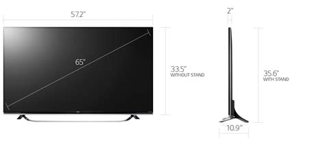 How Wide Is A 65 Inch Tv Vascular