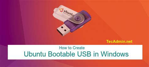 How To Make A Usb Drive Bootable With Ubuntu In Windows Uufad