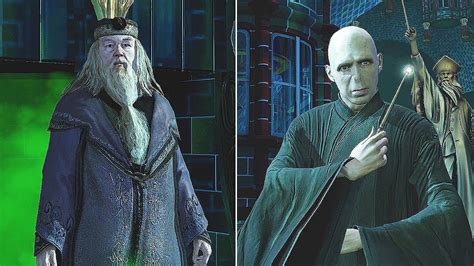 Dumbledore Vs Voldemort Duel Battle Of The Ministry Of Magic Harry