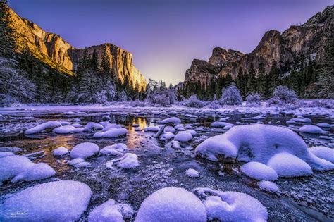 🇺🇸 Winter Sunrise Yosemite California By Shumon Saito ️🌅 Winter